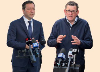 Matthew Guy and Daniel Andrews Image Source; The Australia Today