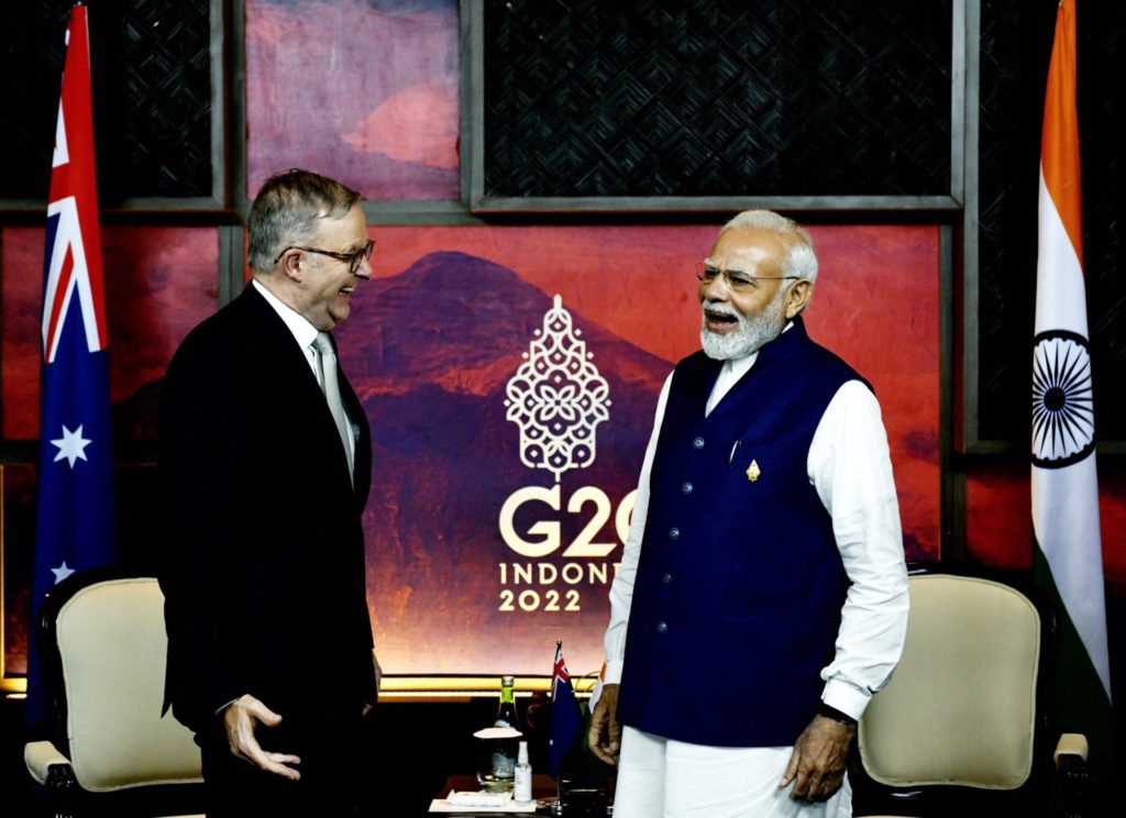 PM Anthony Albanese and Indian PM Narendra Modi; Image Source- @PIB