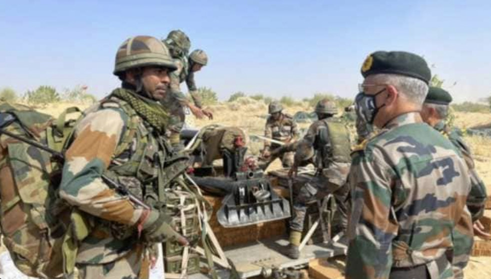 Australian and Indian Army joint exercise 'Austra Hind'; Image Source; PIB