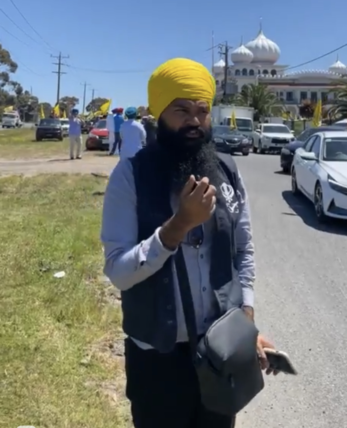 Khalistan Referendum Car Rally; Image Source: The Australia Today