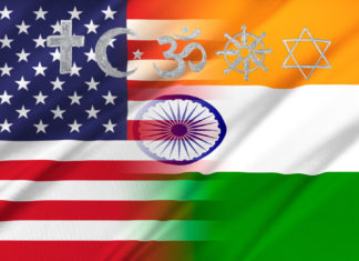 India-USA religion; Image Source: @CANVA