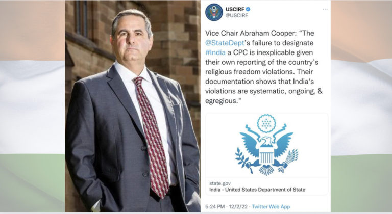 Salvatore Babones decimates USCIRF’s targeting of India