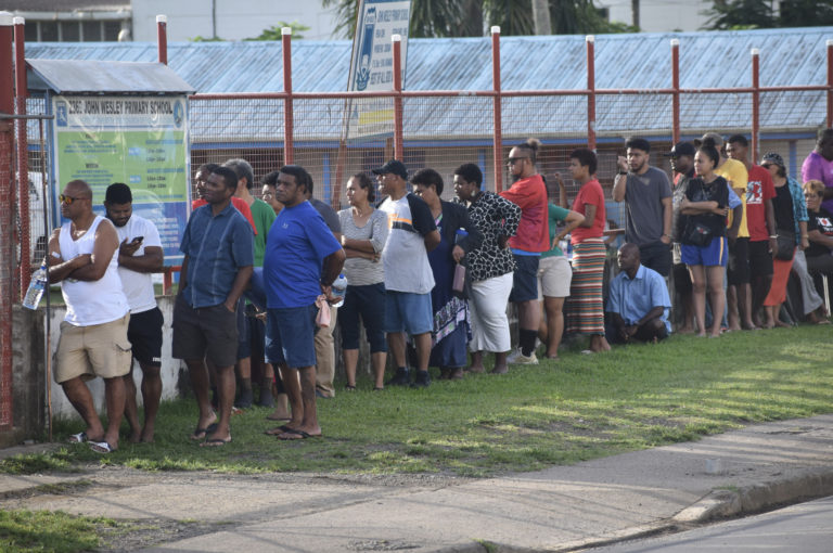 Fiji’s 2022 General Election gets underway as voters turn up in numbers