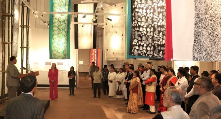 Seventeen Australian indigenous women artists’ textile work shines in Indian Museum