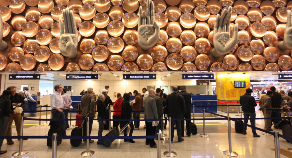 India issues International travel guidelines; Mask, Social distancing, and random RT-PCR test is back 2 Delhi Airport; Picture Source: @CANVA