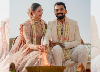 KL Rahul-and-Athiya Shetty on their wedding day: Image source: Insta-KL Rahul