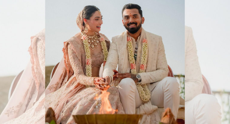 Athiya Shetty-KL Rahul mesmerise with charm in wedding photos