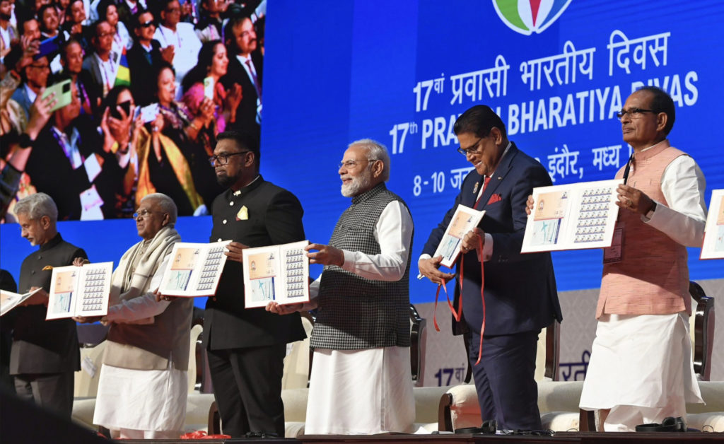 India celebrates its 'Diaspora' with stamp on legal migration: Surakshit Jayen, Prashikshit Jayen’: Image Source: PIB