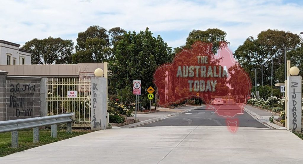 Shri Shiva Vishnu Temple in Carrum Downs comes just within a week of anti-India and anti-Hindu graffiti; Image Source: The Australia Today