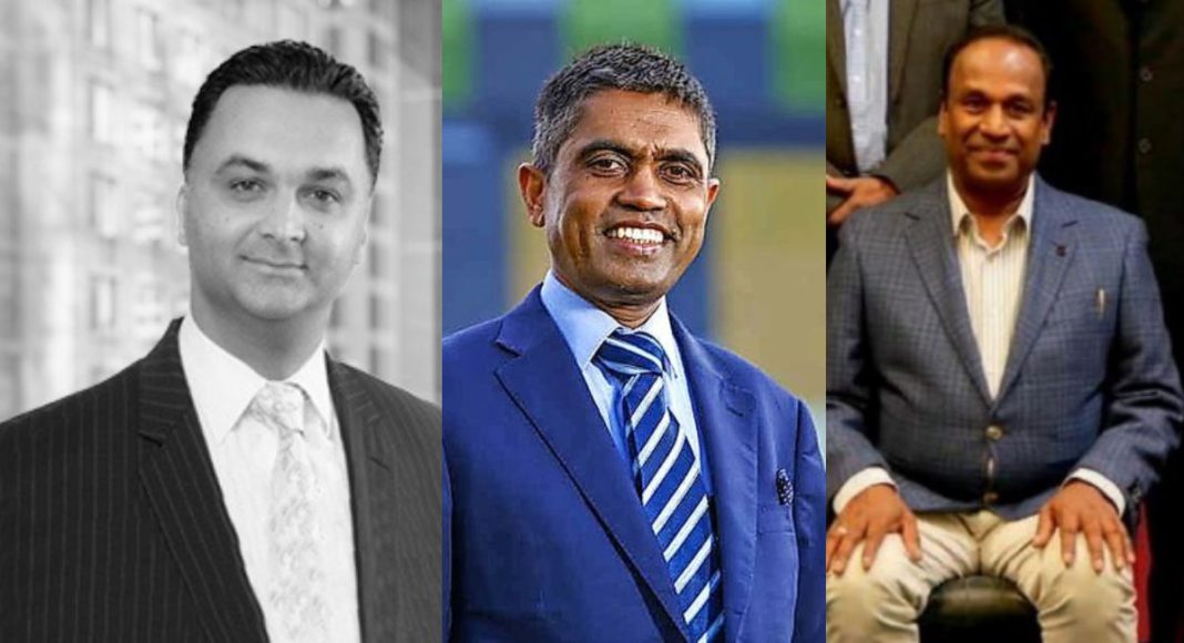 Mr Giles GUNESEKERA, Prof. Tissa WIJERATNE and Mr Selvarajah MURALEDARAN,