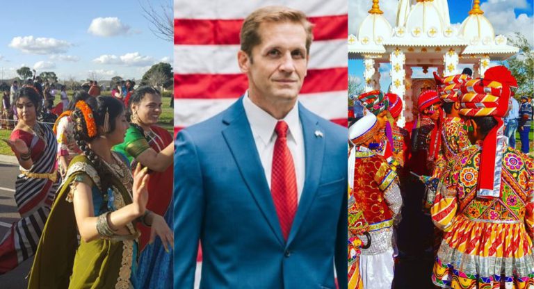 Indian community does not cause problems and follows the laws, says Dr Rich McCormick  