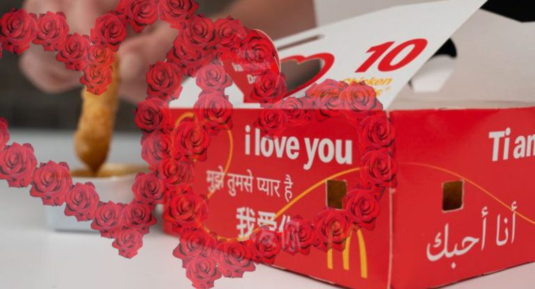 McDonald’s Australia launches special Valentine’s Day box with message in Hindi and Punjabi