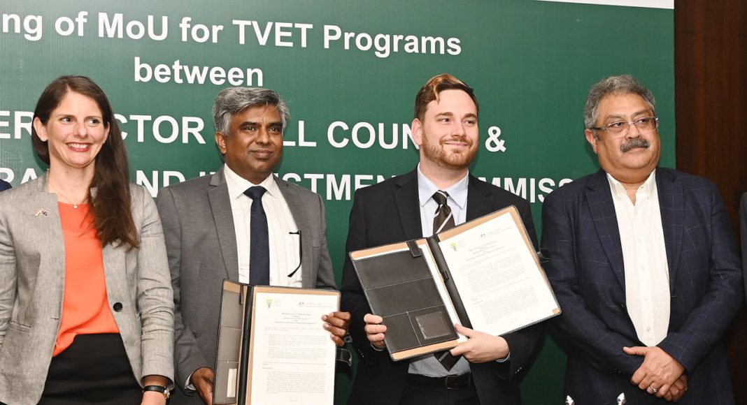 Austrade signs MoUs to improve India's skill and vocational training standards: Image Source: Twitter @bijoyghosh70