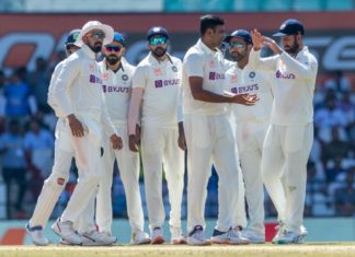 India clinch massive innings win in first BGT Test against Australia; Image: BCCI Twitter