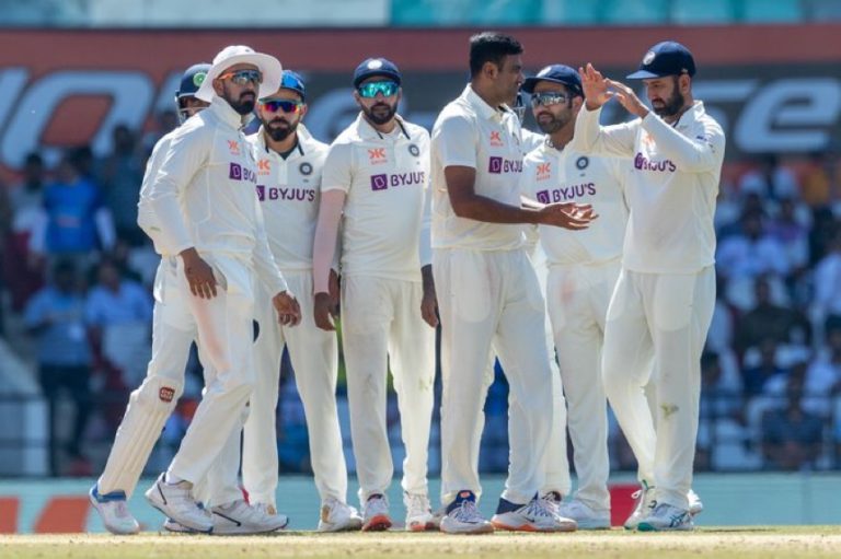 India defeats Australia courtesy Ashwin’s fiery fifer, all-round show by Jadeja-Axar