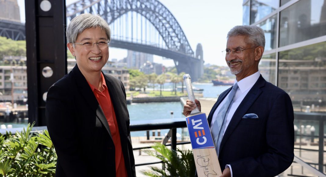 Minister for Foreign Affairs Penny Wong and Indian External Affairs Minister Dr S Jaishankar; Image Source: Supplied DFAT