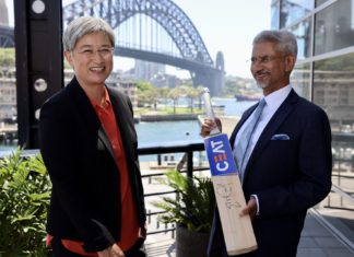 Minister for Foreign Affairs Penny Wong and Indian External Affairs Minister Dr S Jaishankar; Image Source: Supplied DFAT
