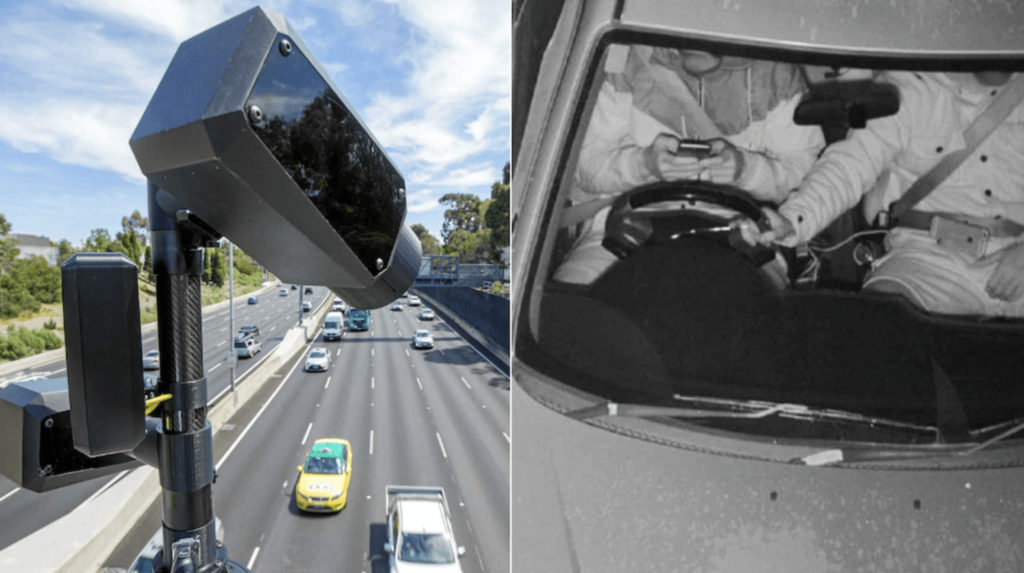 Don't touch phone while driving or cop fine up to $1849 under new road rules 3 Mobile Phone Detection Cameras; Image Source: NRSPP