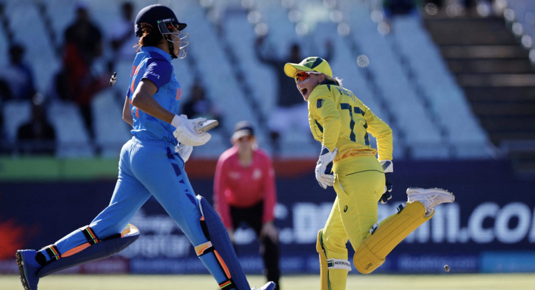 India lost to Australia in WCT20 semifinal; Image Source: Twitter-Cricket Australia Women