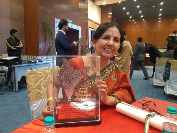 Sydney's Dr Asha Chand conferred 'Nav Rattan of India' award 1 asha chand hind rattan award 01 1
