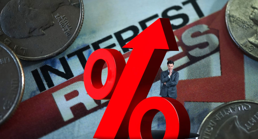 Interest rate rise; Image Source: @Canva