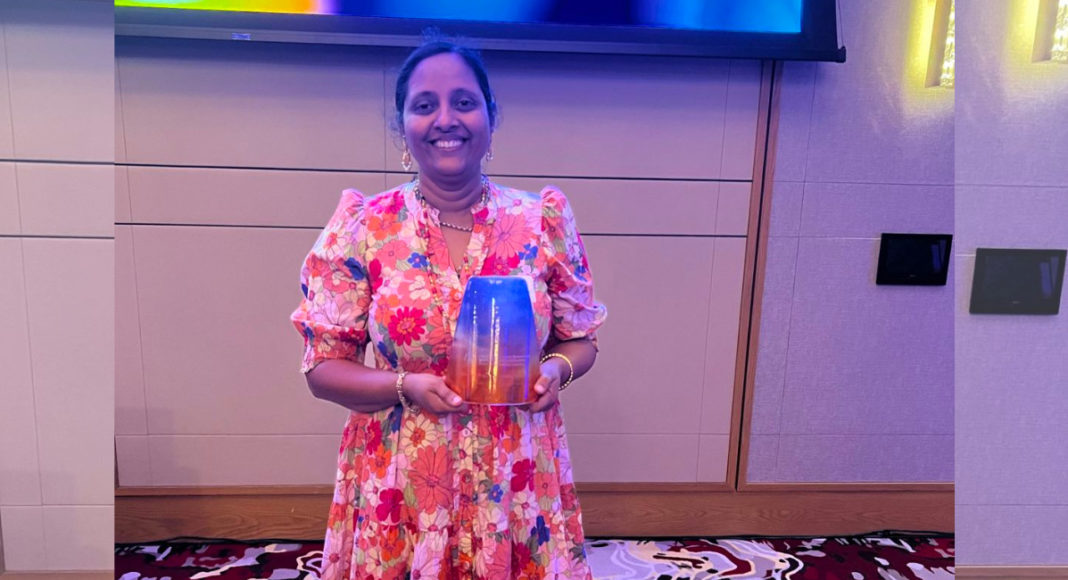 Asha Bhat OAM receives Western Australia Multicultural Award and inducted into Women's Hall of Fame; Image Source: Supplied