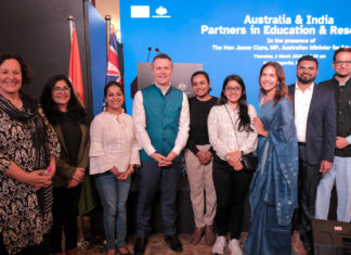 Sixty-three Indian and Australian researchers awarded AIRS Fellowships AIRS Fellows meet Australian Education Minister The Hon Jason Clare and Australia India Institute CEO The Hon Lisa Singh; Image Source: Supplied
