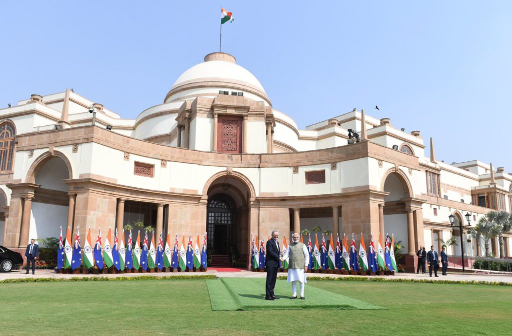 Prime Minister Anthony Albanese and Indian Prime Minister Narendra Modi; Image Source: PIB