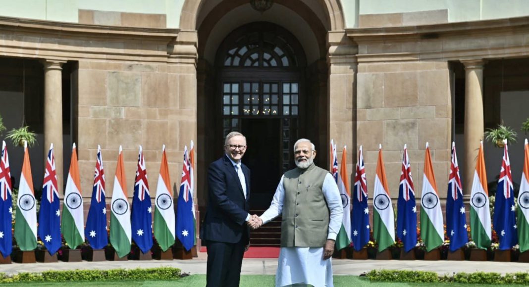 Prime Minister Anthony Albanese and Indian Prime Minister Narendra Modi; Image Source: PIB