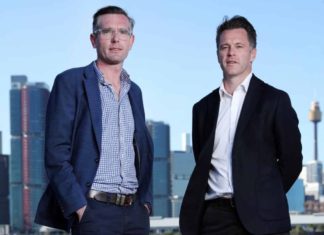 New South Wales Premier, Dominic Perrottet, and Opposition Leader, Chris Minns; Image Source Twitter @TVBlackbox_News