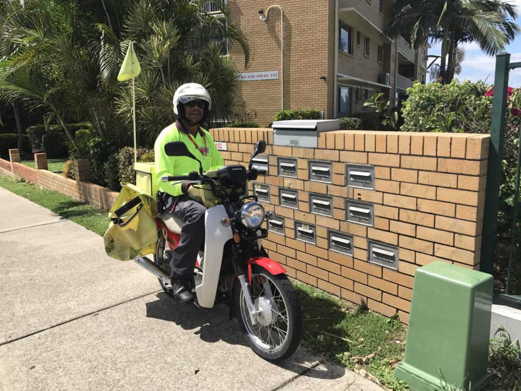 Postie or Postman in Brisbane Queensland Australia 1