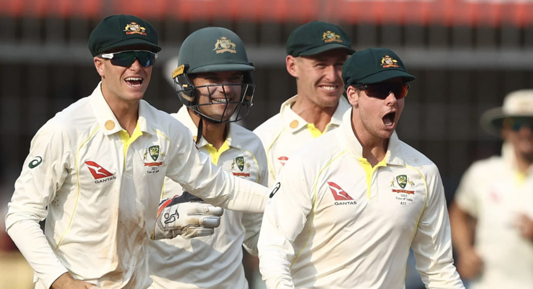 Steve-Smith-of-Australia-celebrates-taking-a-catch-to-dismiss-Cheteshwar-Pujara-of-India-during-day-two-of-the-Third-Test-match-in-the-series-between-India-and-Australia; Image Source: Twitter @ICC