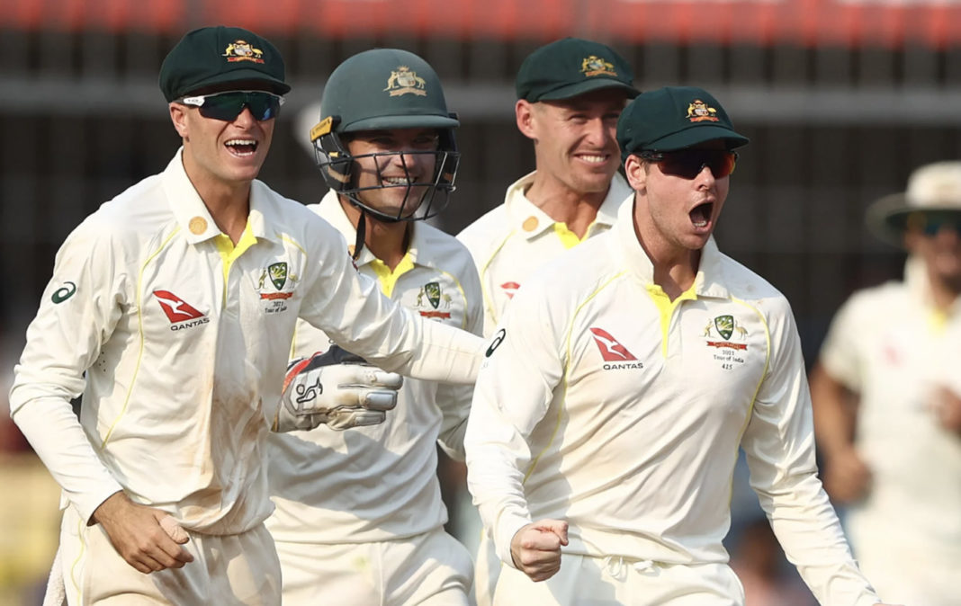 Steve-Smith-of-Australia-celebrates-taking-a-catch-to-dismiss-Cheteshwar-Pujara-of-India-during-day-two-of-the-Third-Test-match-in-the-series-between-India-and-Australia; Image Source: Twitter @ICC