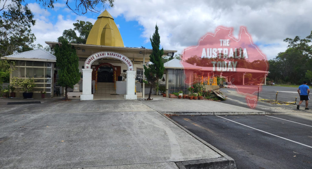 Shree Laxmi Narayan Temple vandalised by Khalistan supporters in Brisbane 2 Shree Laxmi Narayan Temple, Brisbane; Image Source: The Australia Today