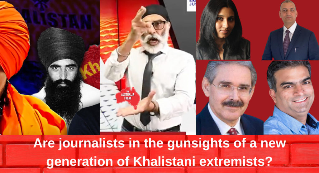 Australian journalists in the gunsights of a new generation of Khalistani extremists?: Image Source: The Australia Today