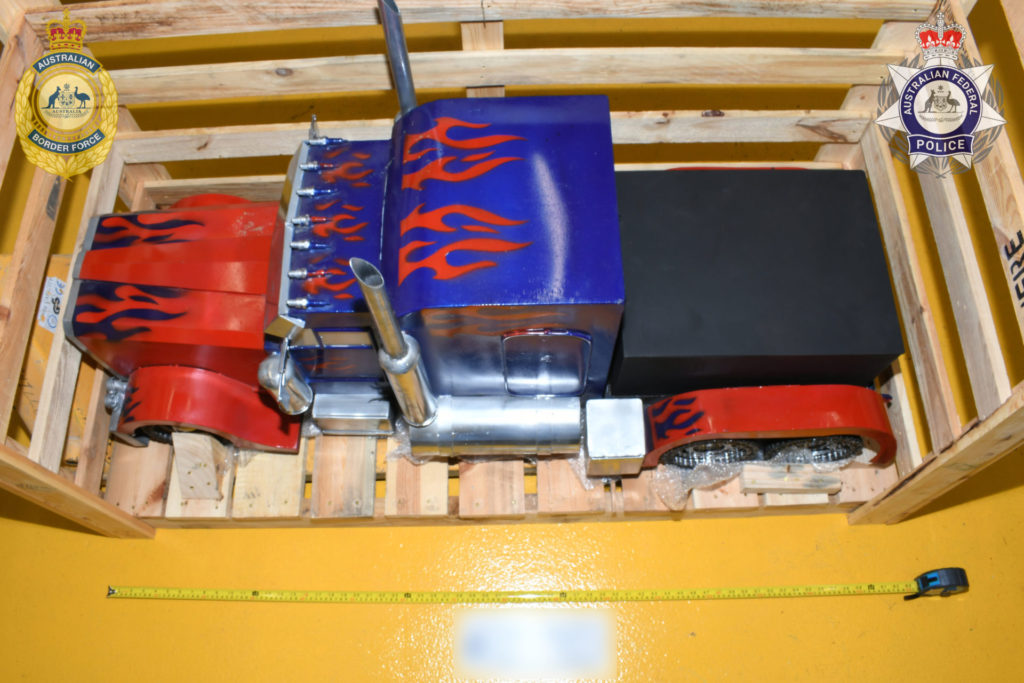 Heroin in model truck 2 2