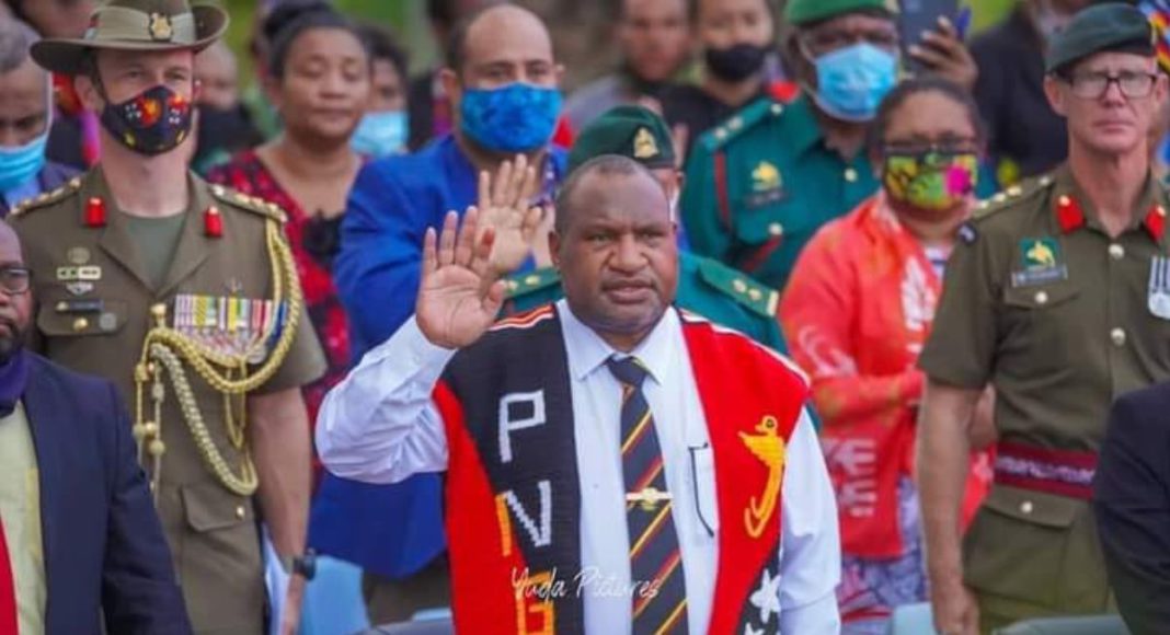 Image: PNG's Prime Minister James Marape (Source: Facebook)