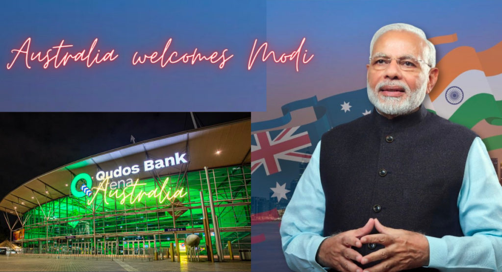With 'Modi Express' chartered plane, train and car convoys, Diaspora getting ready to welcome Indian Prime Minister in Australia 8 Modi in Australia; Image Source: The Australia Today
