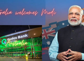 Modi in Australia; Image Source: The Australia Today
