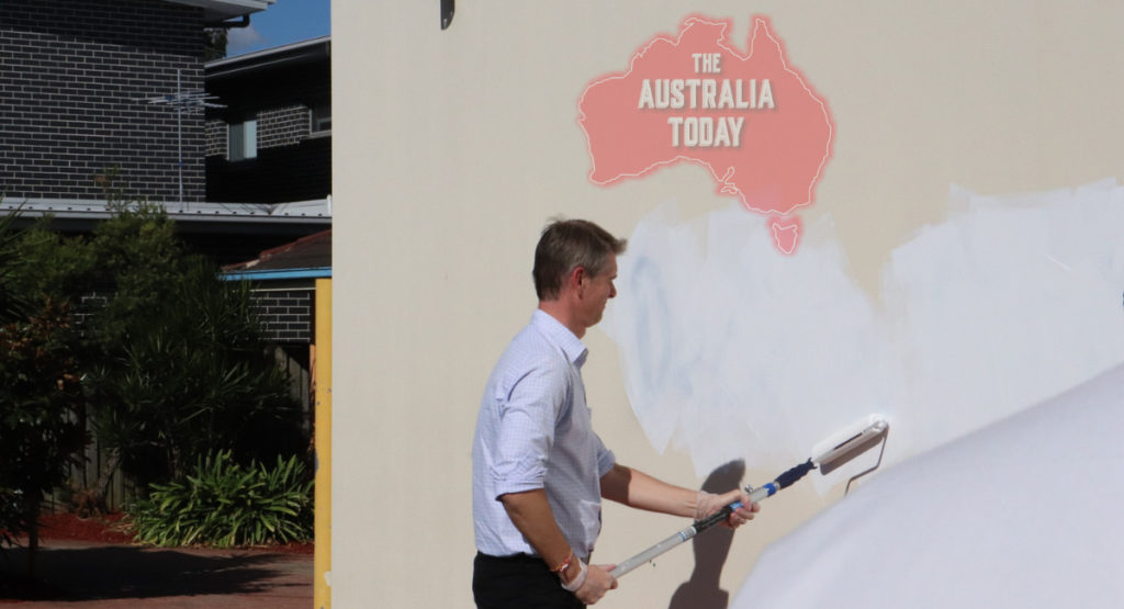 Member of Parliament for Parramatta Andrew Charlton reached the BAPS Temple; Image Source: Supplied
