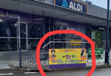 Khalistan propaganda material at shopping centre: Image Source: Supplied