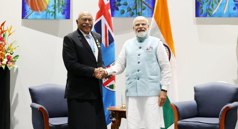 India and Fiji to establish new center for climate change, coastal and ocean management