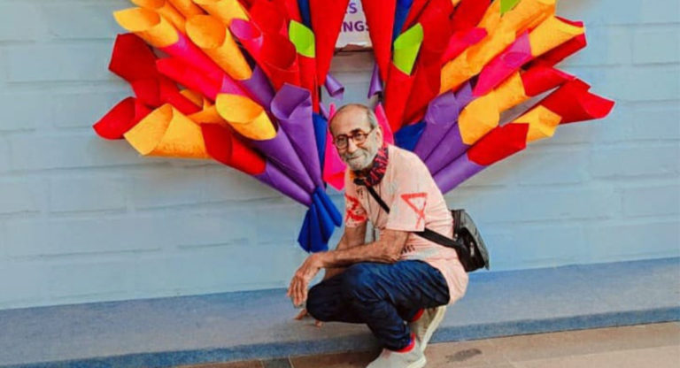 Creator of popular Indian cartoon character ‘Dhabbuji’ and social worker, Abid Surti, turns 88