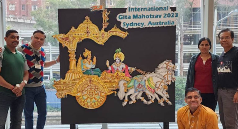 Indian traditional paintings help expose future generations to our art and heritage in Australia: Dakshinamurthy Anjanappa
