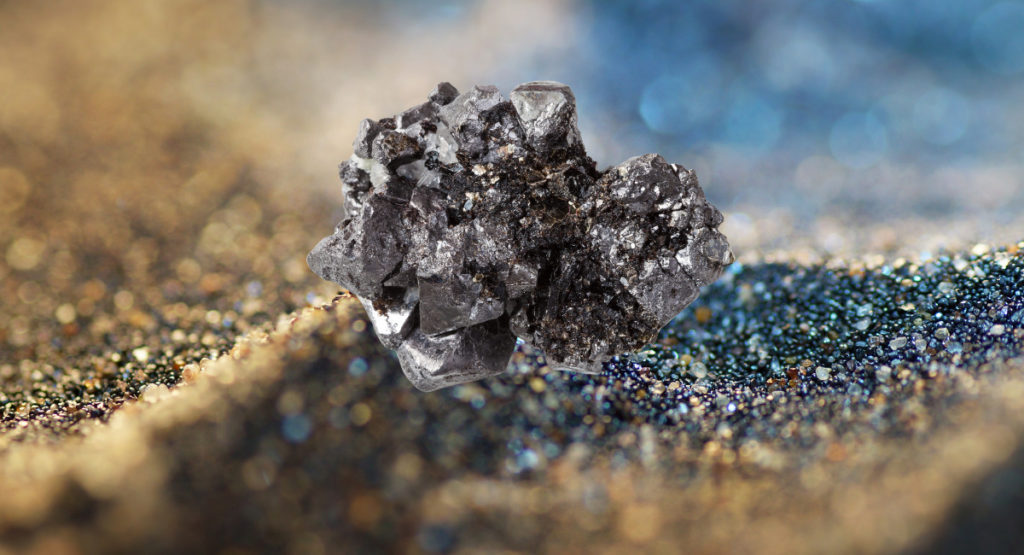 Magnetite ore; Image SOurce: @CANVA