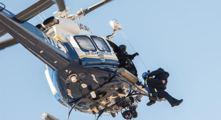 Air Wing rescues missing 13-year-old school boy and his teacher from bushland