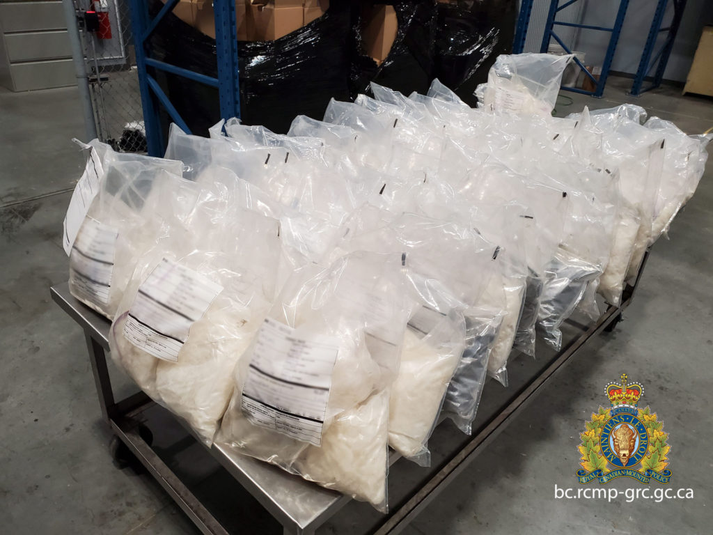 Six men charged for attempt to traffic $1.7 billion worth of meth into Australia 3 OP PARKES Consignment Pallets 1 3