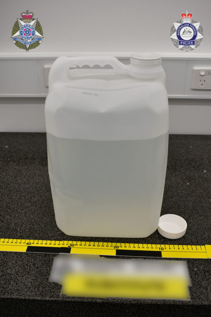 Six men charged for attempt to traffic $1.7 billion worth of meth into Australia 4 OP PARKES Consignment Pallets 6 4