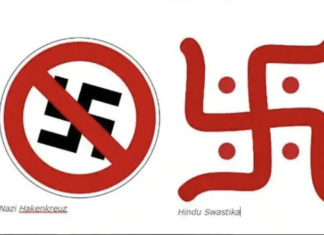 Swastika is not Hakenkreuz (Nazi Symbol); Image Source: @CANVA