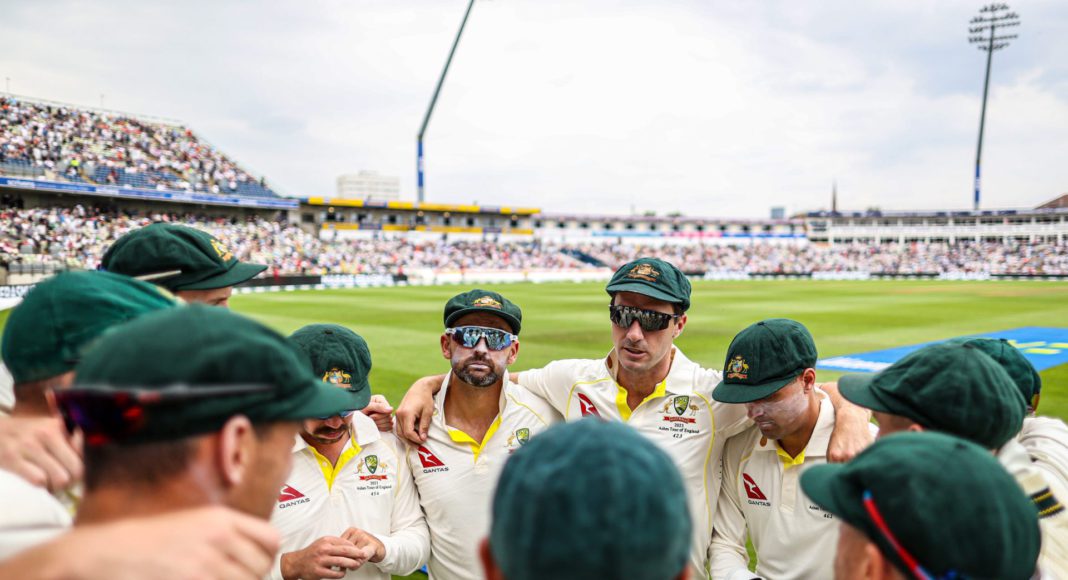 Australia ready to take on england in fourth innings; Image Source: @CricketAustralia (Twitter)